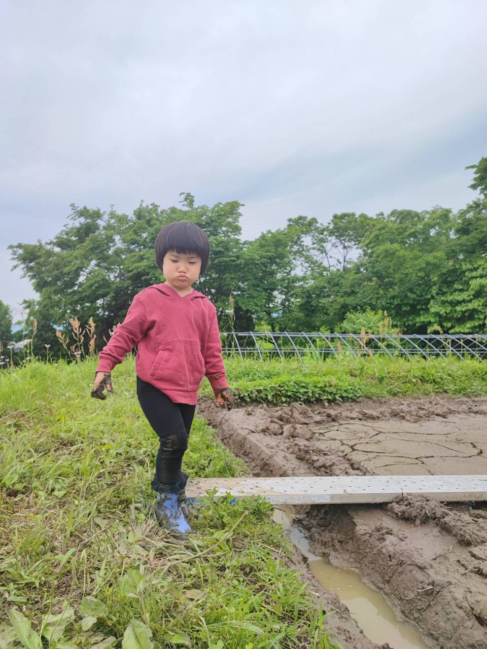 「も～　笑わないで」（＾＾；）