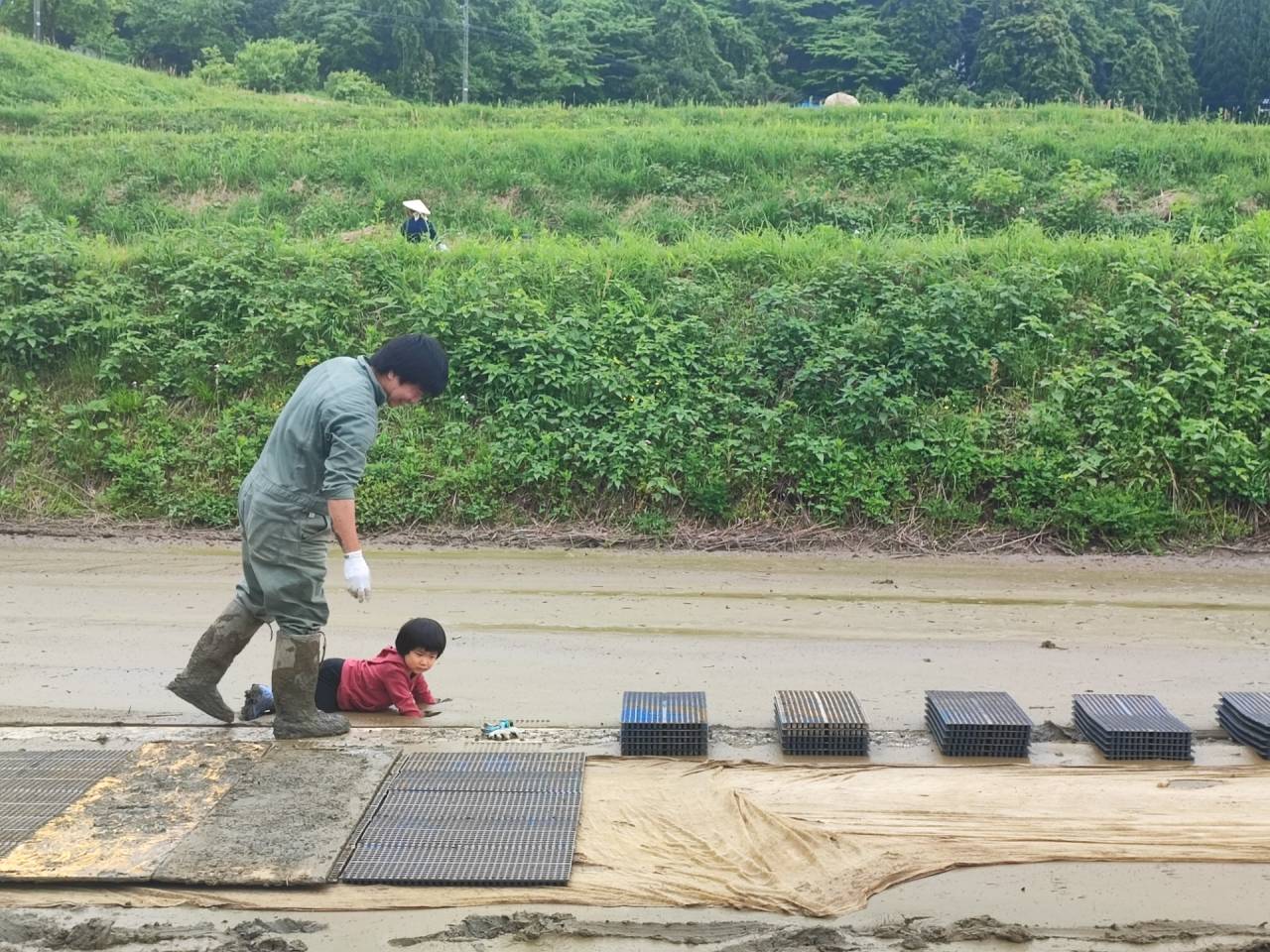 昨年の写真ですが、娘のハプニング