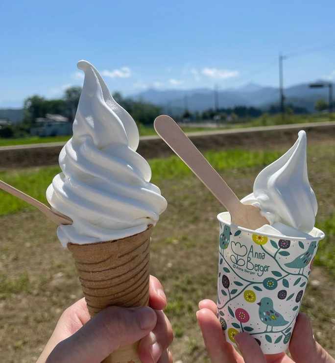 アデア牛乳ソフトクリーム