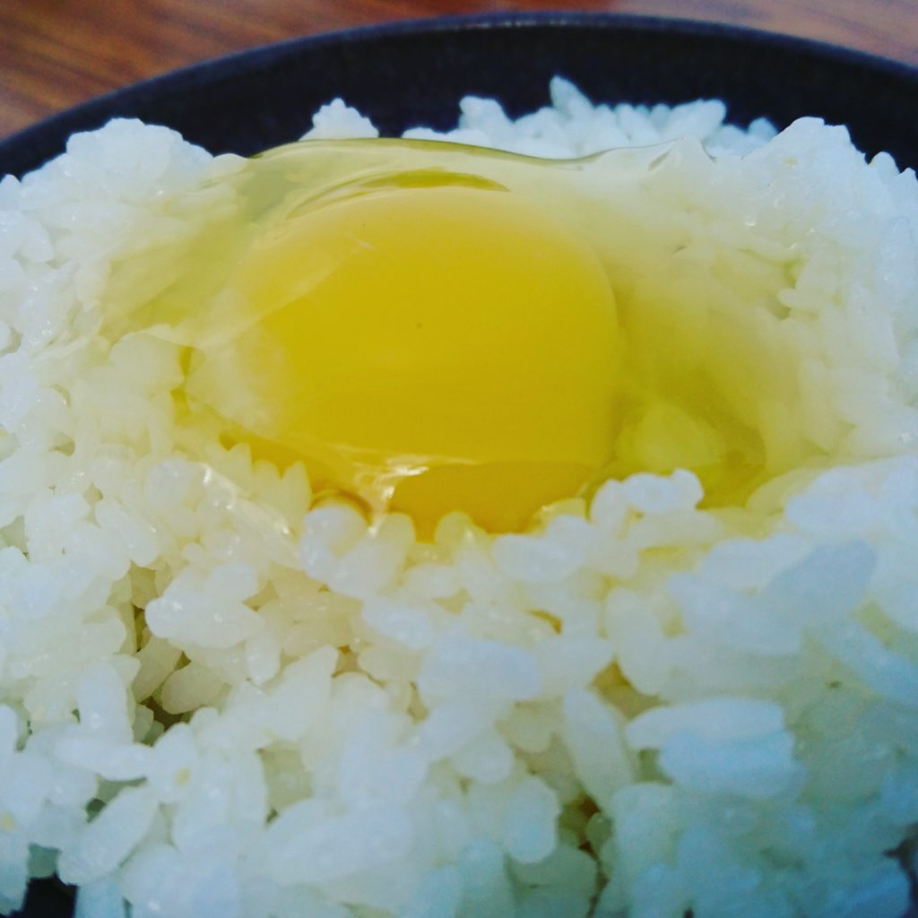 平飼い卵　小さな“初卵”